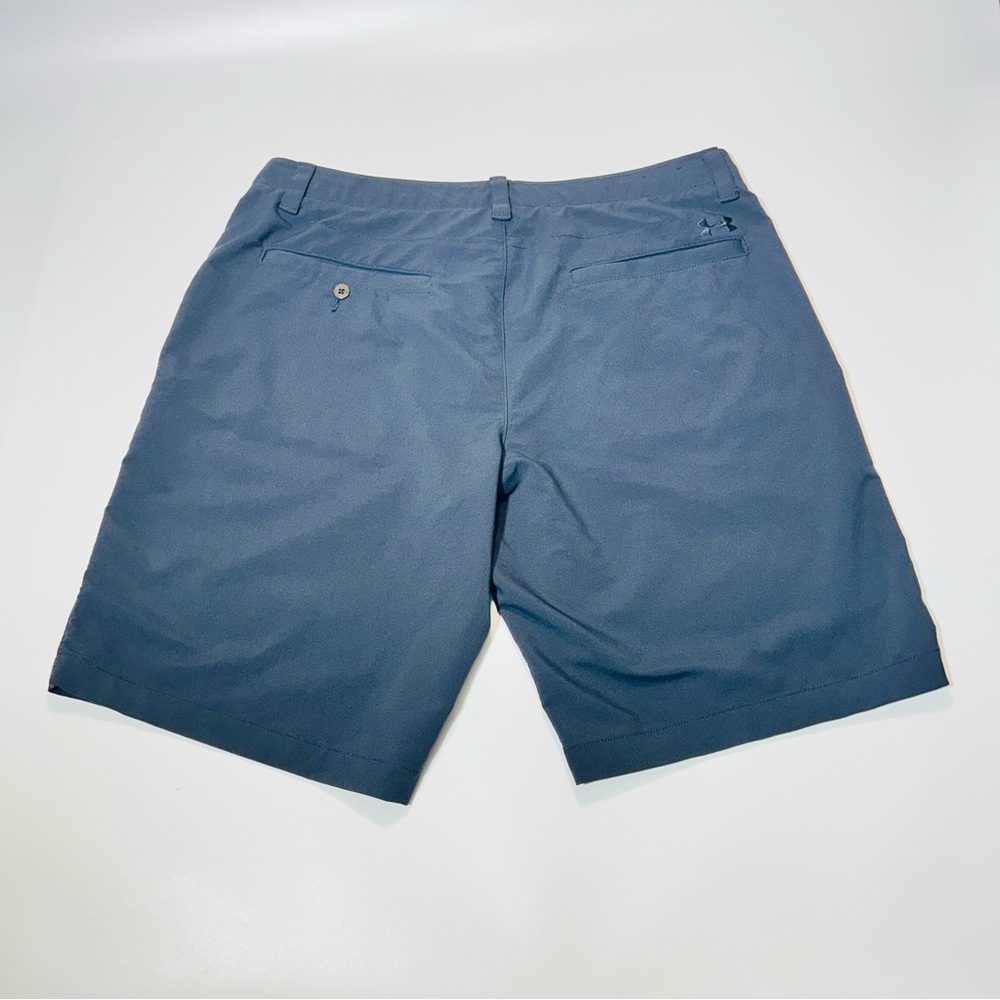 Under Armour golf shorts Heat Gear golf shorts loose fit black men Size 36 - Picture 2 of 7
